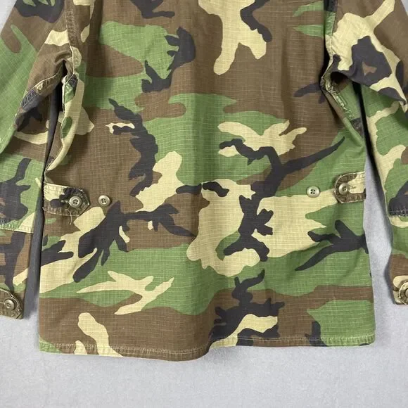 US Air Force Camo Sz Medium R Jacket Staff Sargent - Picture 8 of 16